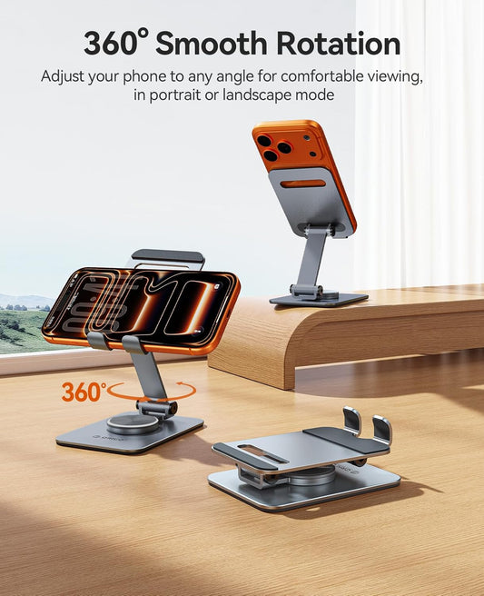 Aluminum Adjustable Phone Stand for Desk