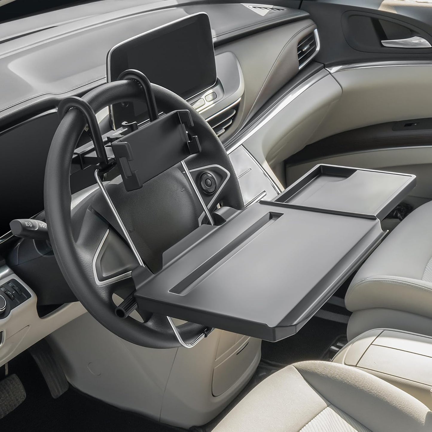 The Mobile Office — Eco-Friendly Laptop Steering Wheel Desk