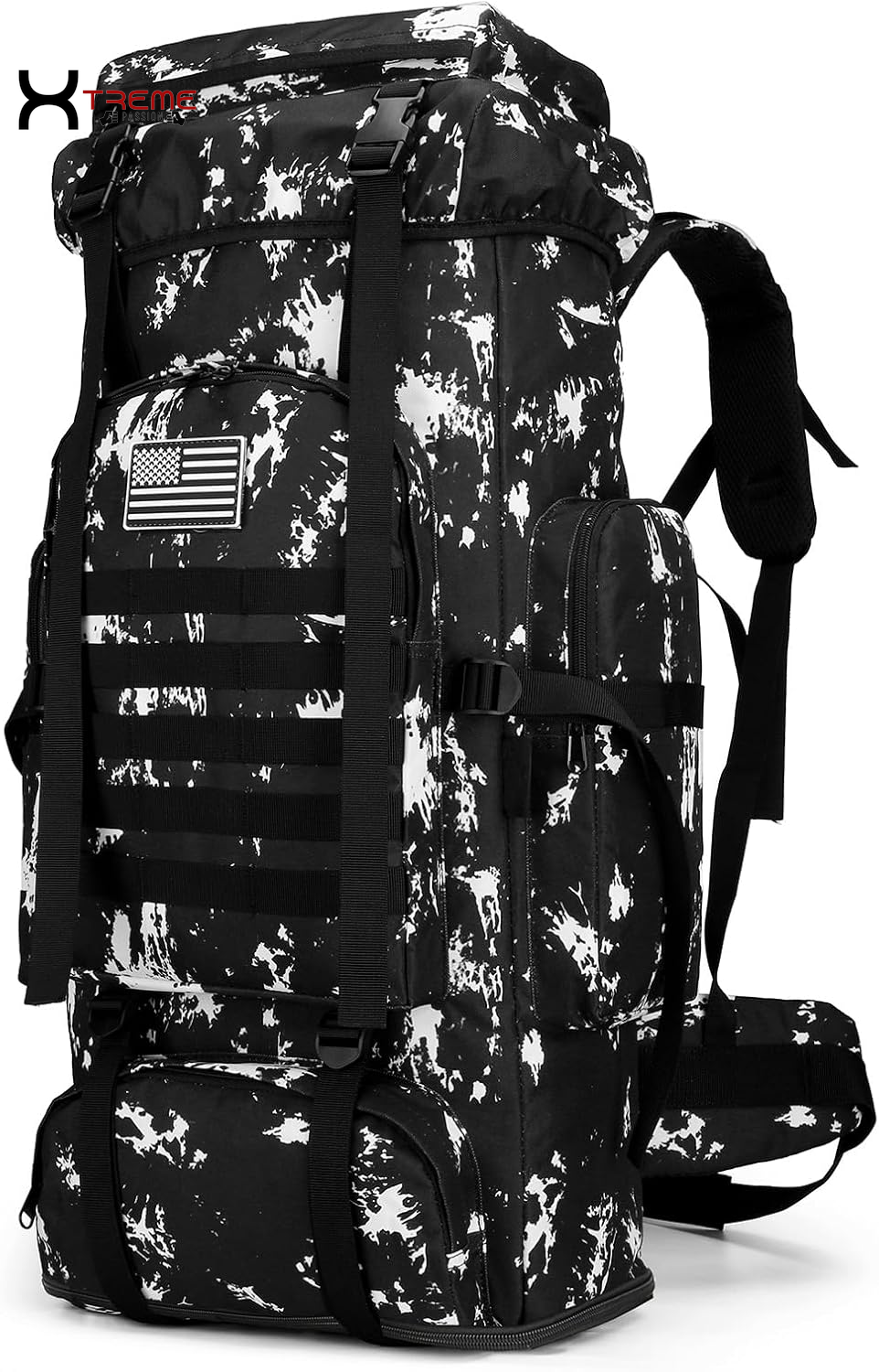 Ultimate 70L/100L Military Hiking Backpack - Rugged Molle Assault Pack for 3-Day Adventures