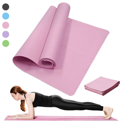 Elevate Your Workouts with Our Premium Non-Slip Yoga Mat - Perfect for Pilates & Fitness, Available in 3 Thickness Options for Ultimate Comfort!