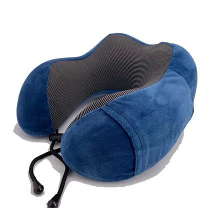 Ultimate U-Shaped Memory Foam Neck Pillow – Soft Massage Travel & Sleep Support for Comfort on Flights and Wellness at Home