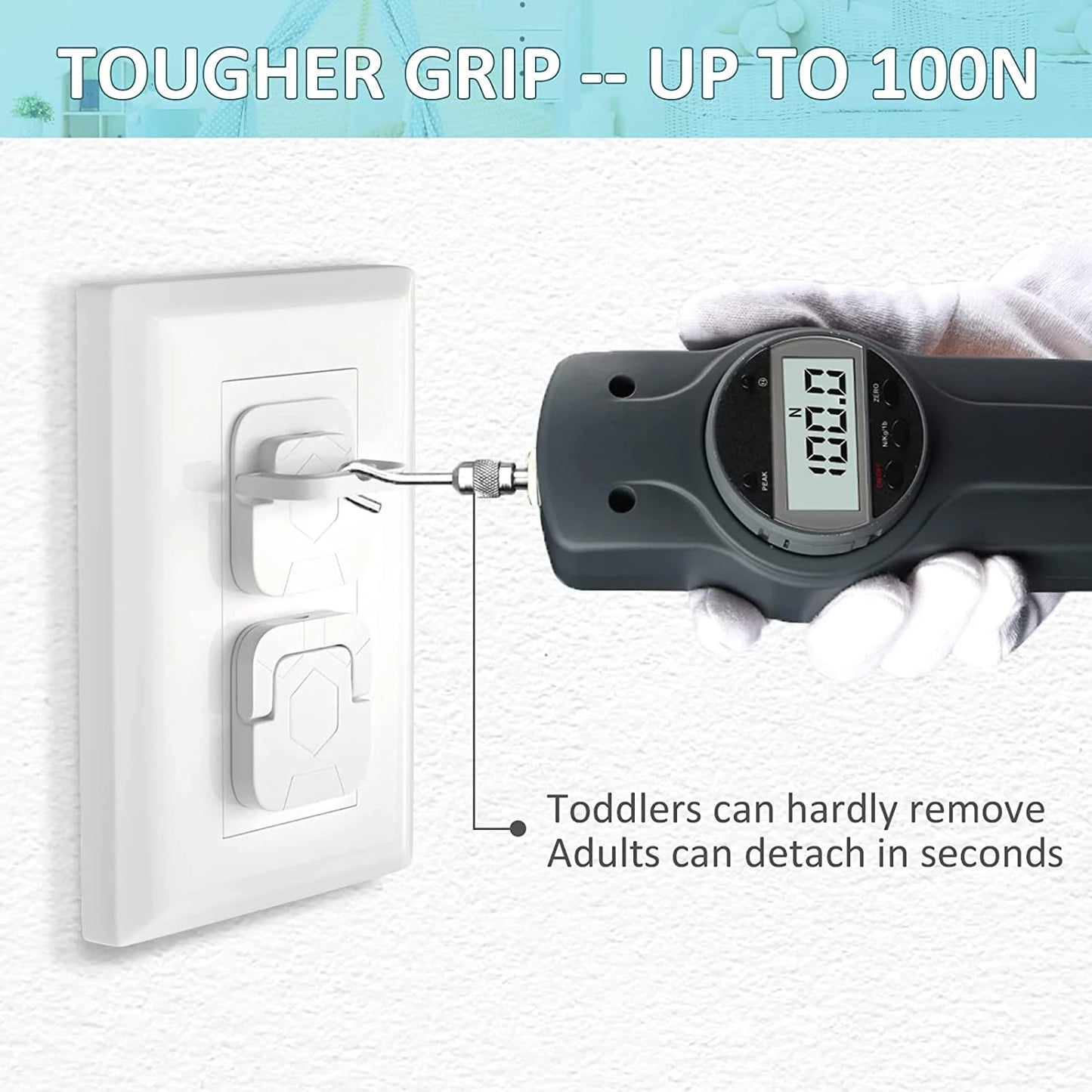 Protect Your Little Explorer with Our 50-Pack Baby Proofing Outlet Covers – Essential Safety Caps to Prevent Power Shock Hazards!