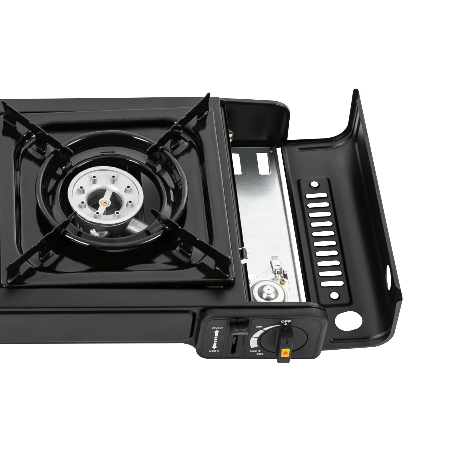 Portable Double-Head Gas Stove for Camping