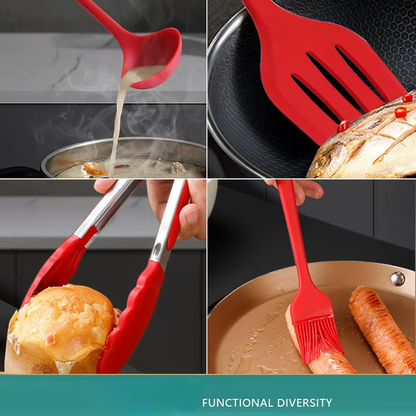  10-Piece Silicone Cookware Set 