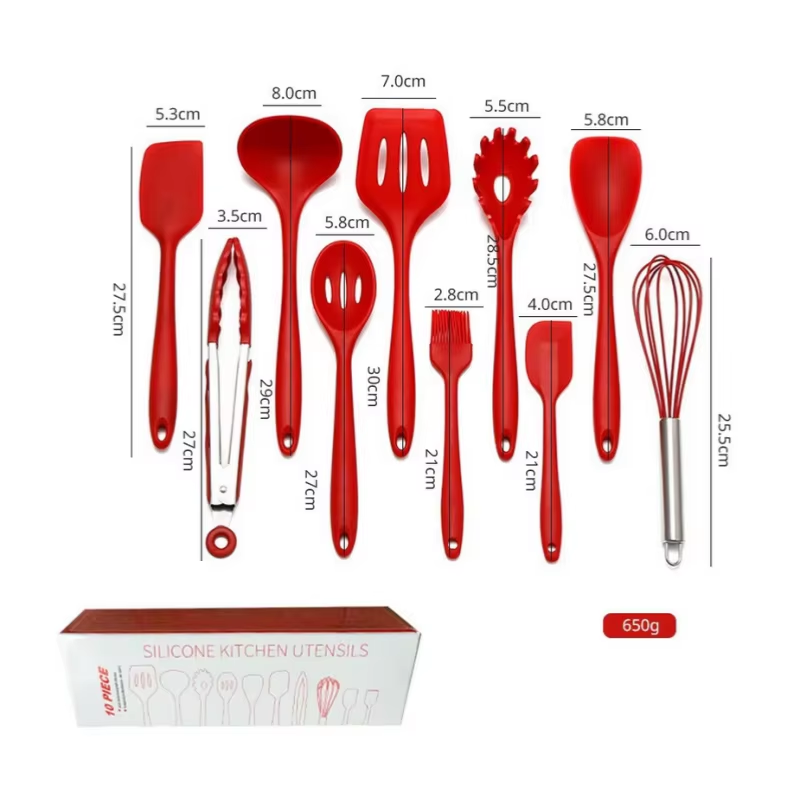  10-Piece Silicone Cookware Set 
