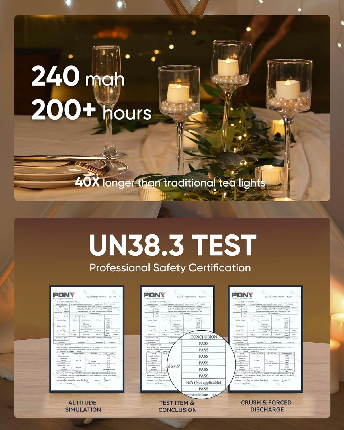 Illuminate Your Celebrations with 24 Flickering Flameless LED Tea Lights - 200+ Hours of Safe, Battery-Operated Ambiance for Every Occasion