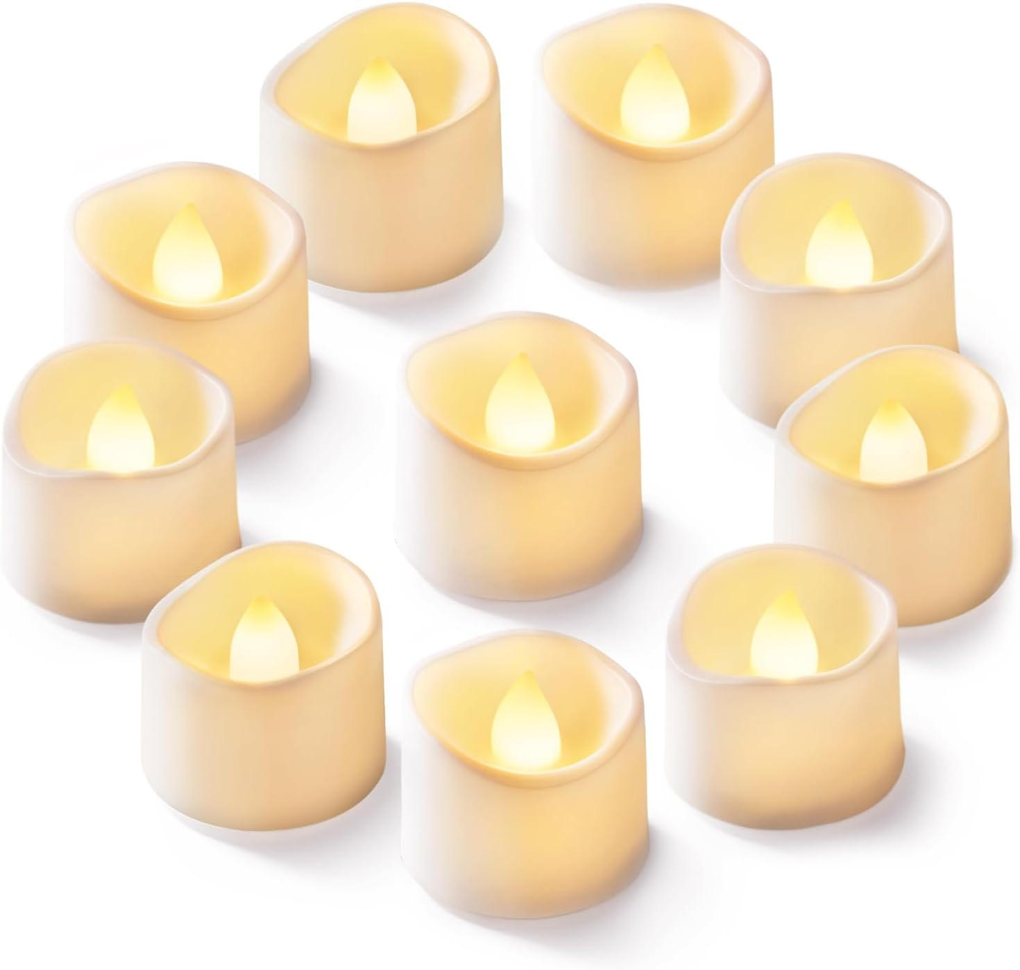 Illuminate Your Celebrations with 24 Flickering Flameless LED Tea Lights - 200+ Hours of Safe, Battery-Operated Ambiance for Every Occasion
