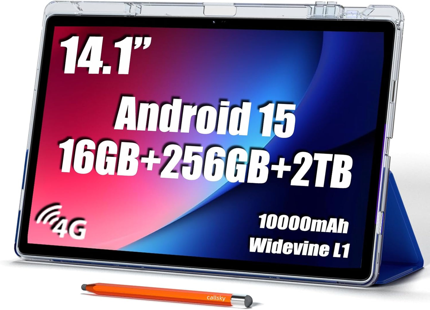 Android Tablet with 10000mAh Battery