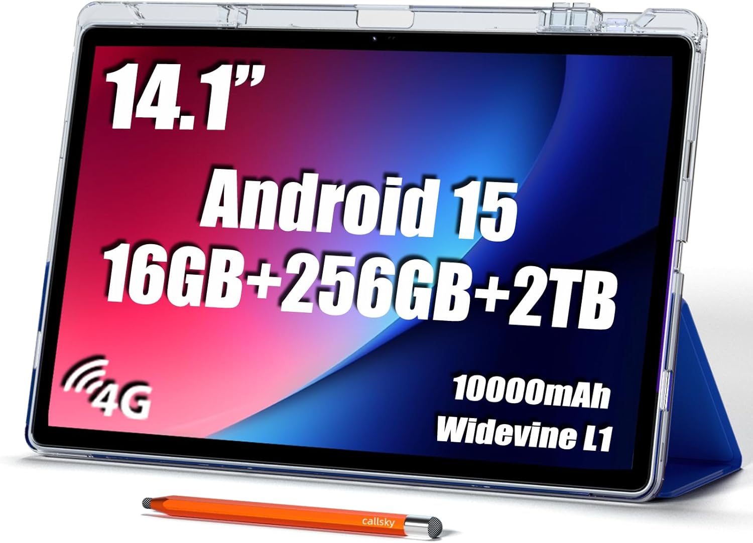 Android Tablet with 10000mAh Battery
