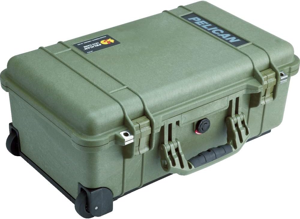 Pelican 1510 Waterproof Case with Custom Foam Insert - Durable Black Protection