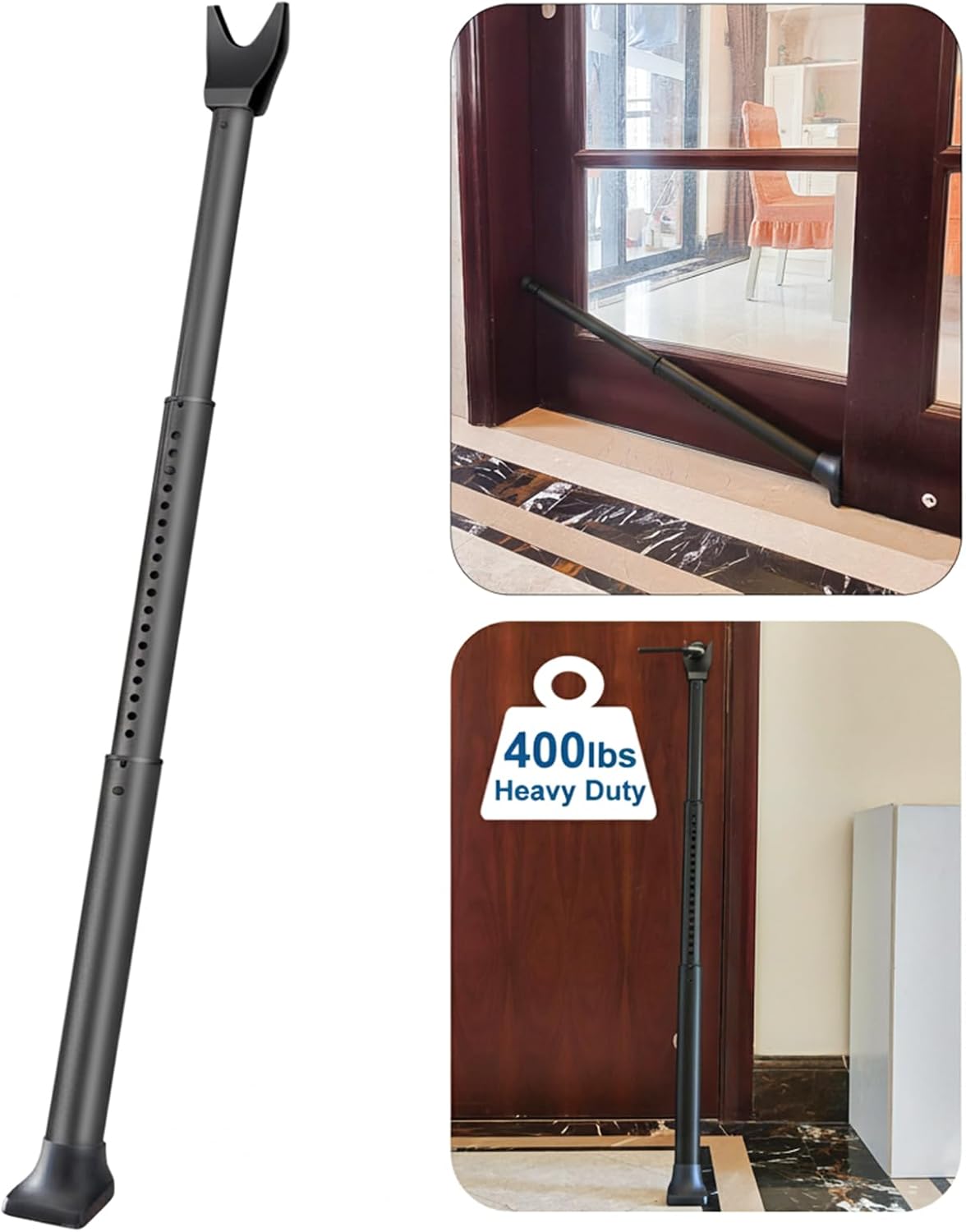 Heavy Duty Door Security Bar 2-Pack