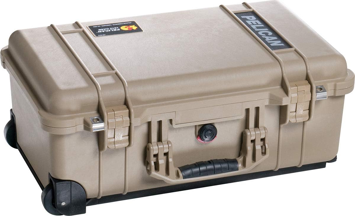 Pelican 1510 Waterproof Case with Custom Foam Insert - Durable Black Protection