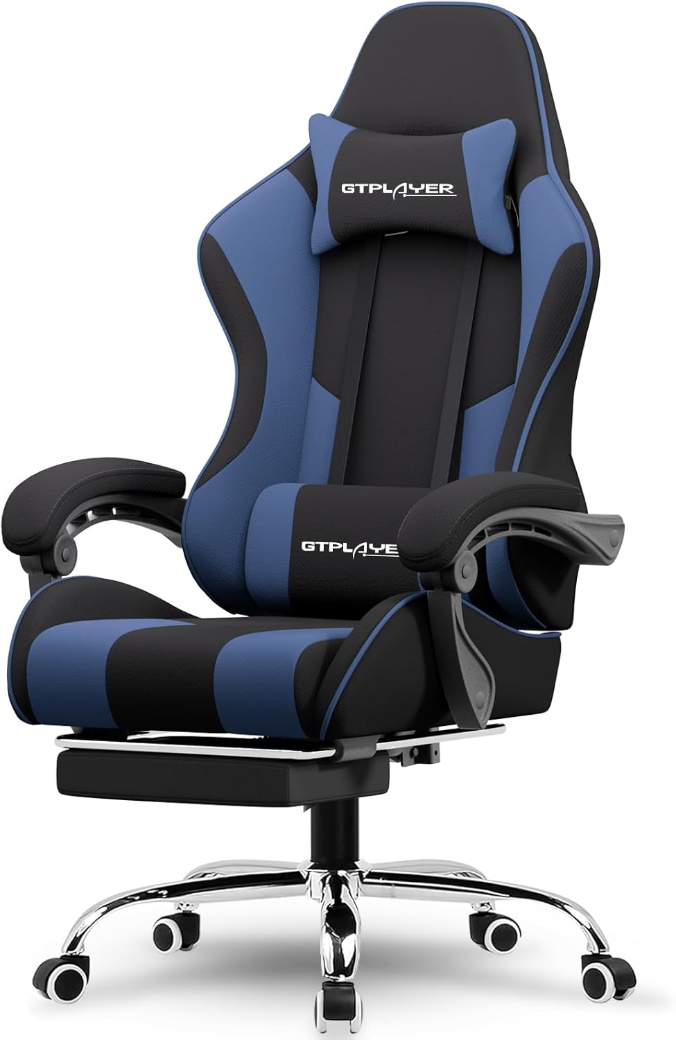 GTPLAYER Ergonomic Gaming Chair with Footrest & Lumbar Support