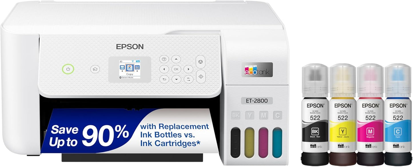 The Command Center — Epson EcoTank ET-2800 Wireless Printer