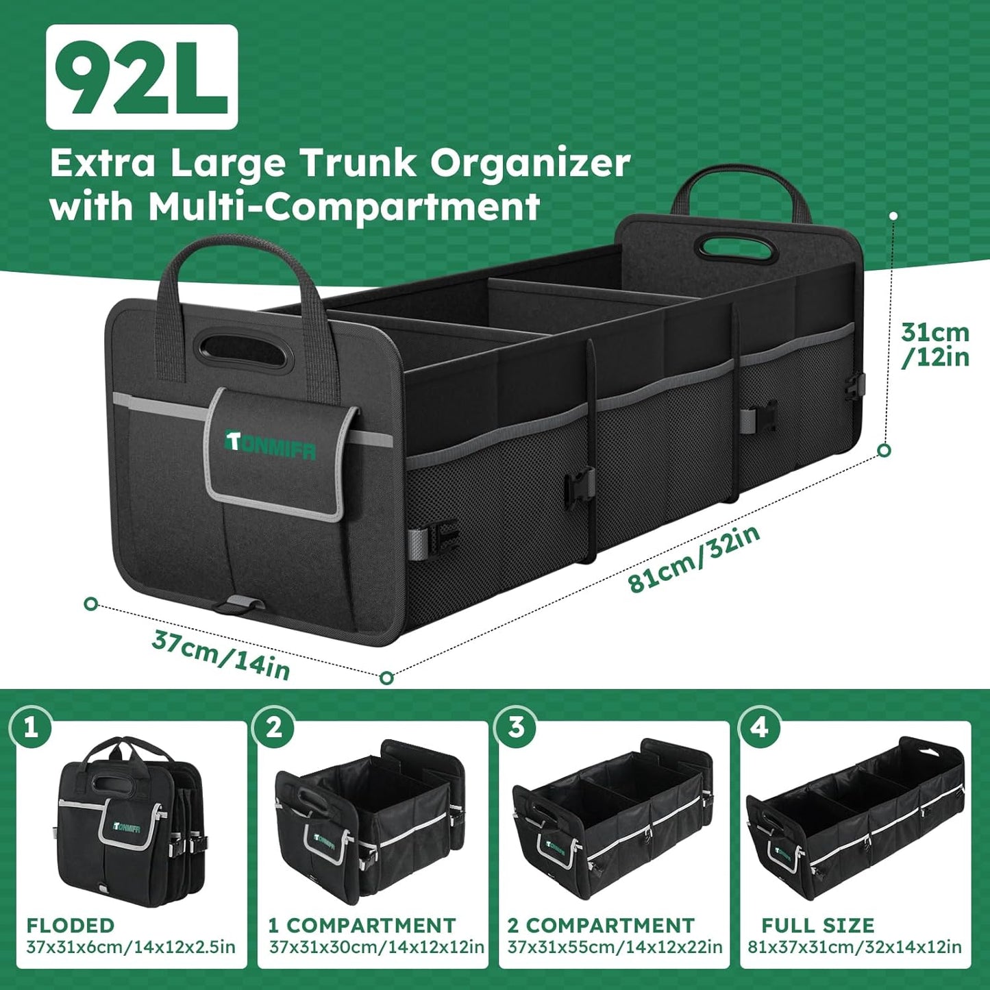 The Cargo Guard — Oasser Heavy-Duty Waterproof Trunk Organizer