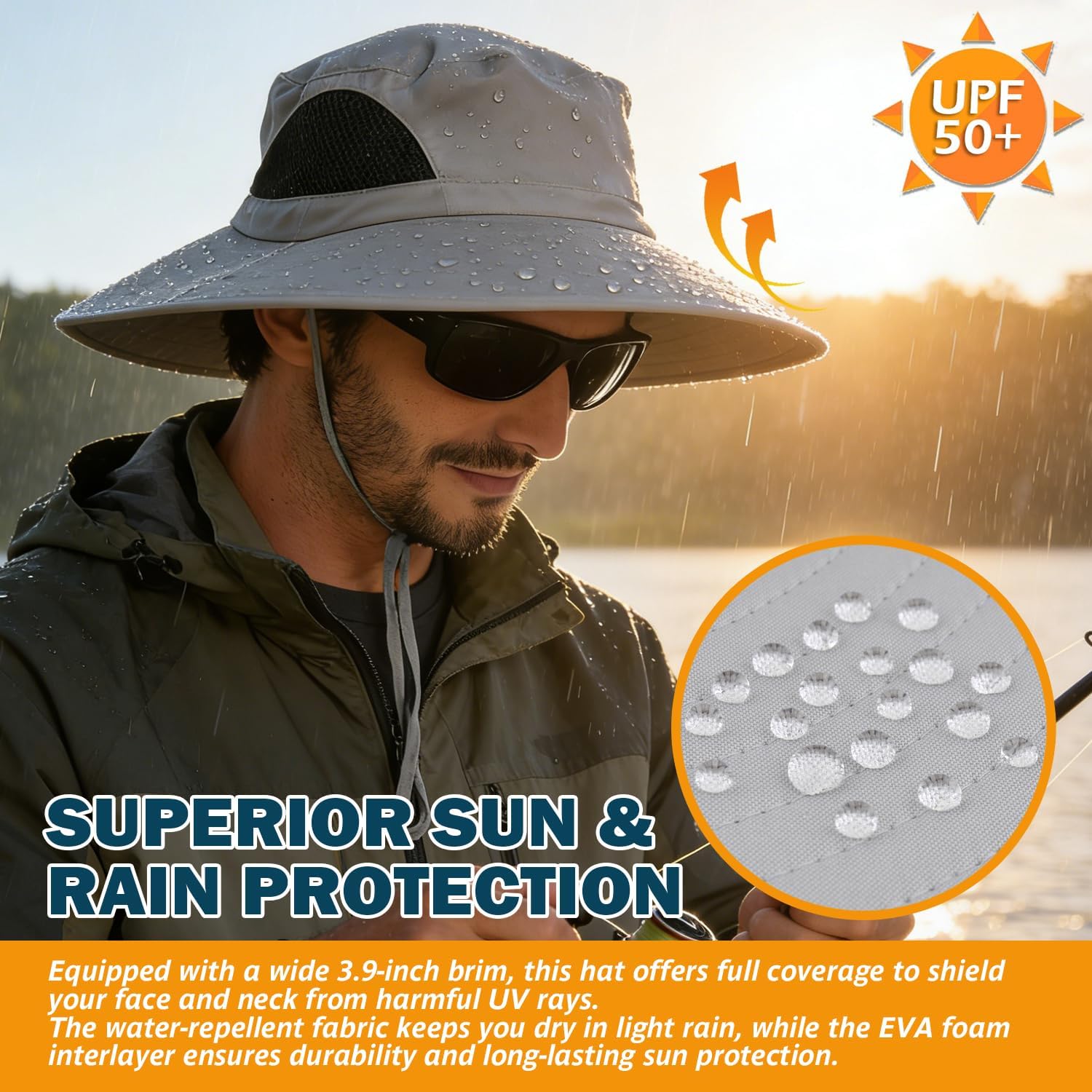 Wide Brim Sun Hat UPF 50+