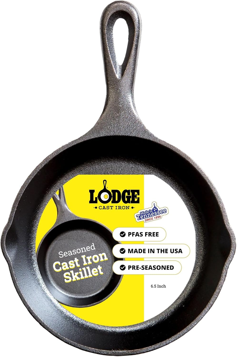 12-Inch Pre-Seasoned Cast Iron Skillet