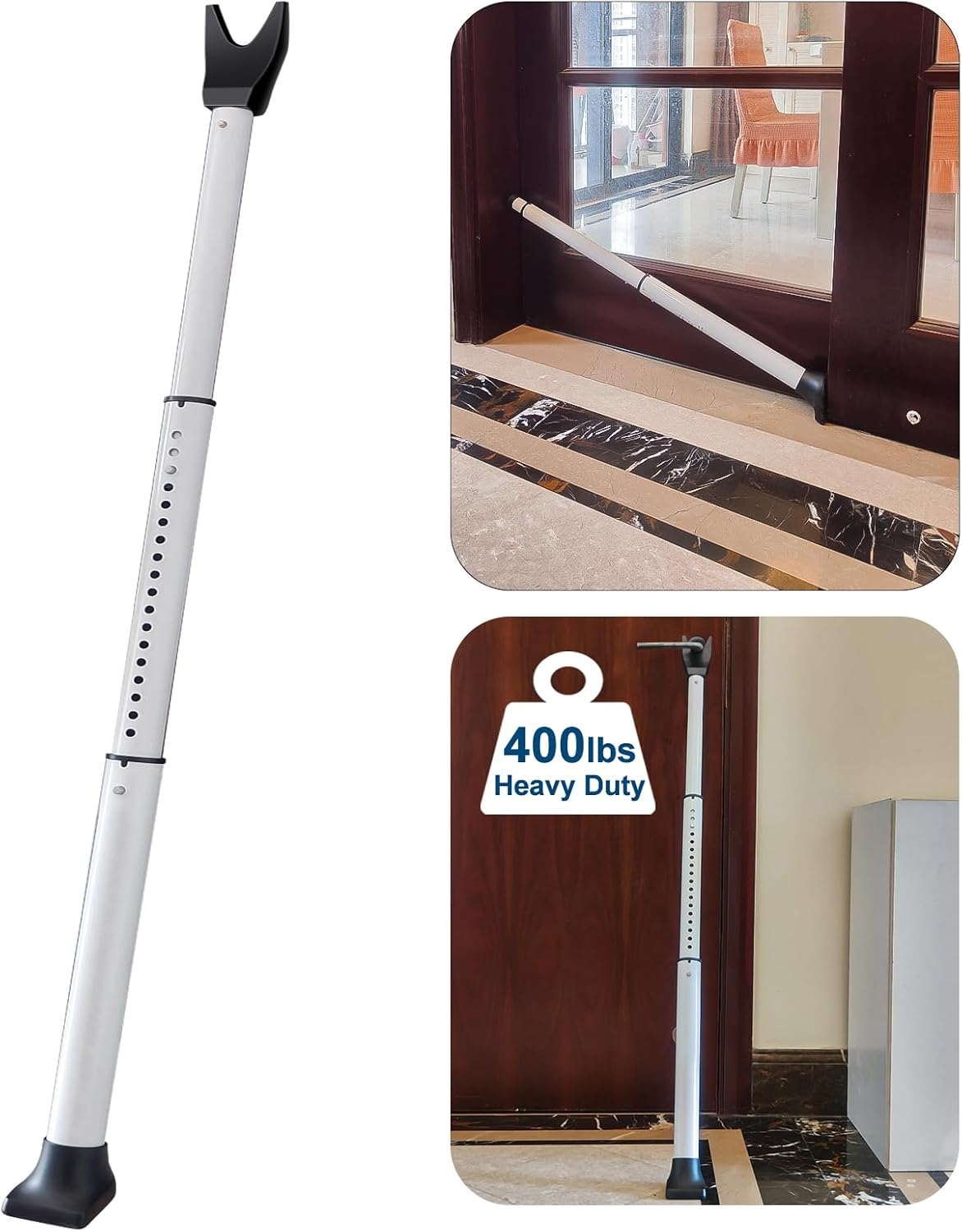 Heavy Duty Door Security Bar 2-Pack