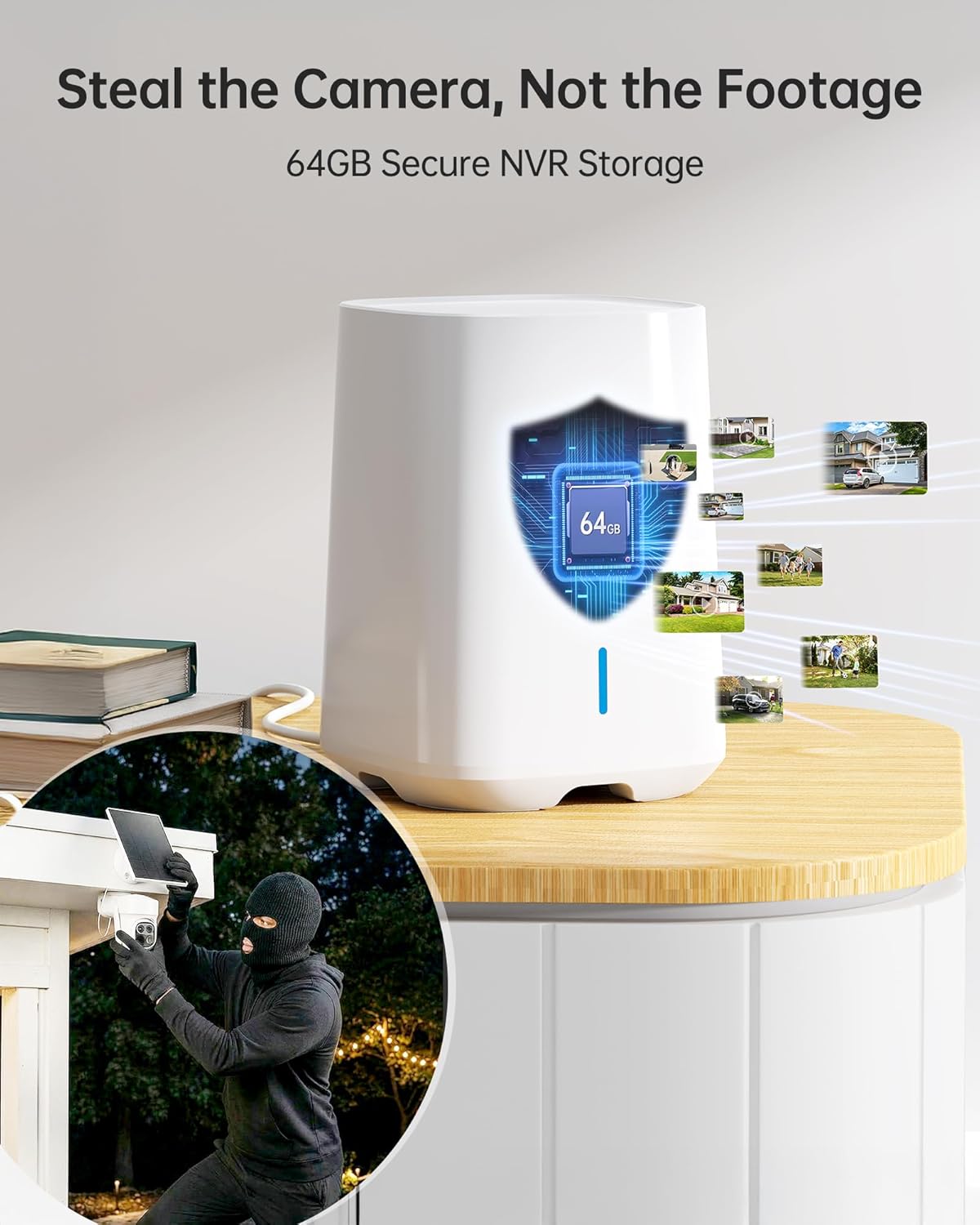 Ultimate 4K Solar-Powered Wireless Security Camera System - 4-Cam Kit with 360° Pan & Tilt, Auto Tracking, and Color Night Vision - No Subscription Needed!