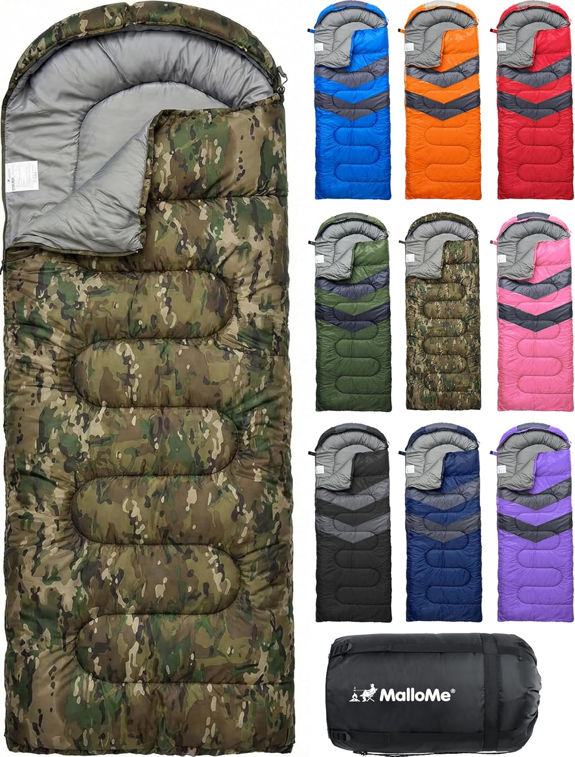 Kids Camping Sleeping Bag — Lightweight, Compact, 3-Season