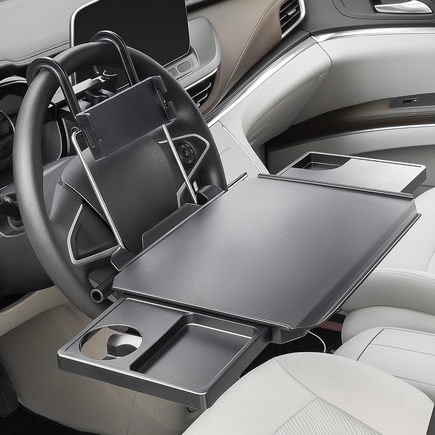 The Mobile Office — Eco-Friendly Laptop Steering Wheel Desk