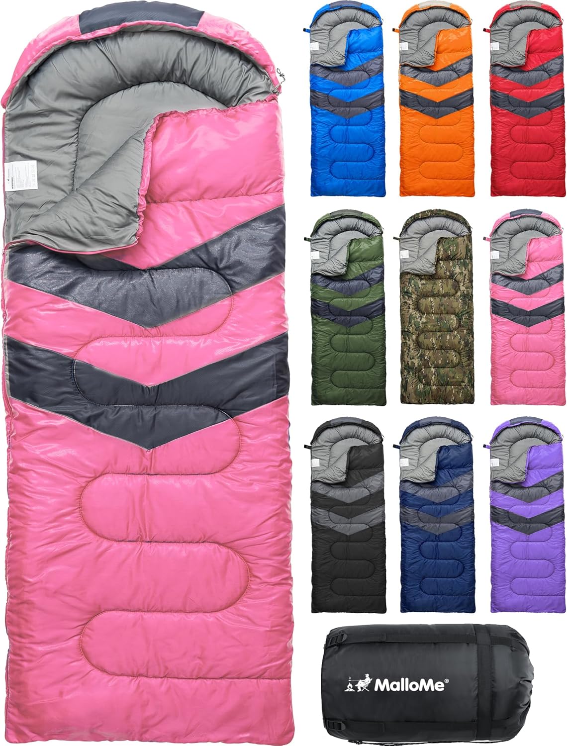Kids Camping Sleeping Bag — Lightweight, Compact, 3-Season