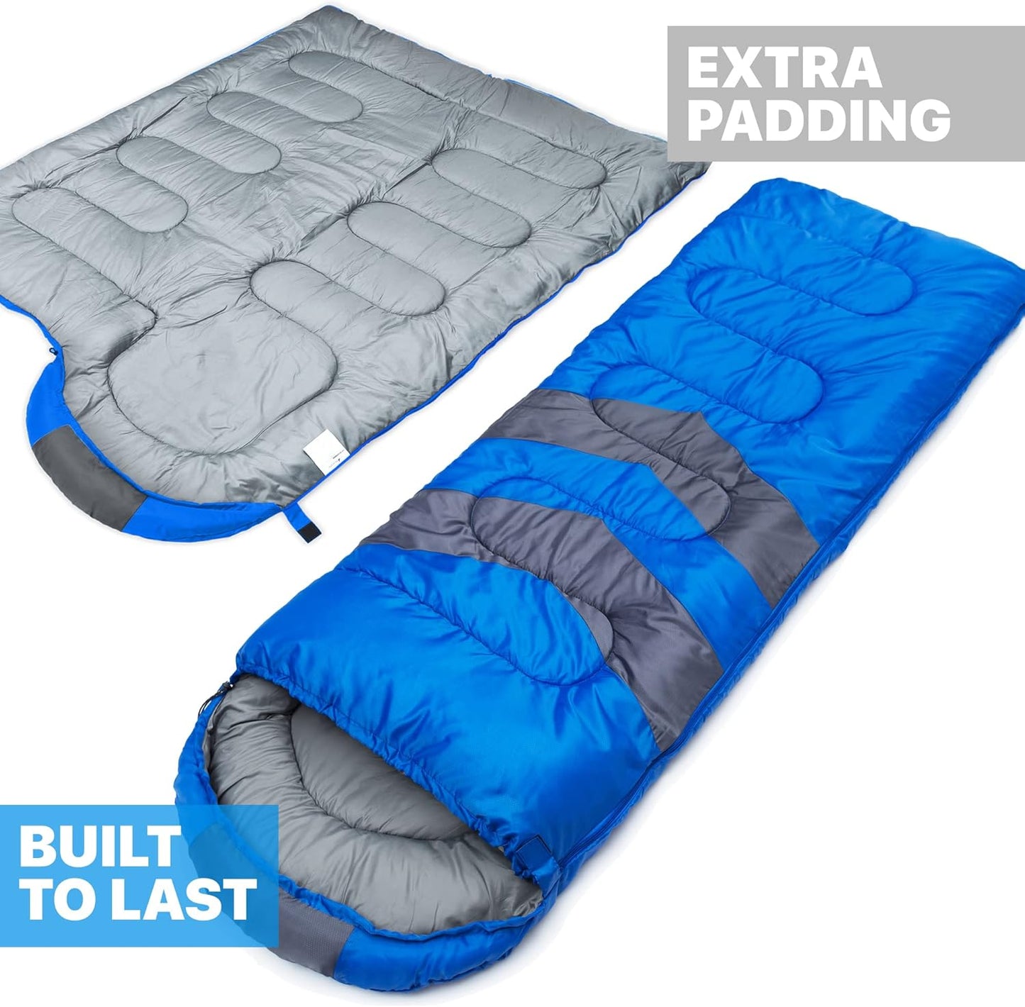 Kids Camping Sleeping Bag — Lightweight, Compact, 3-Season