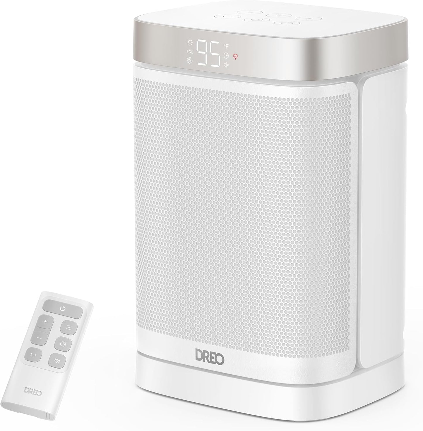 Space Heater — 70° Oscillating, 1500W, Digital Thermostat, Remote