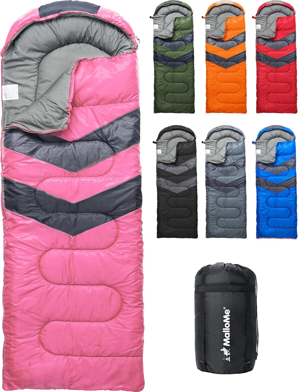 Kids Camping Sleeping Bag — Lightweight, Compact, 3-Season