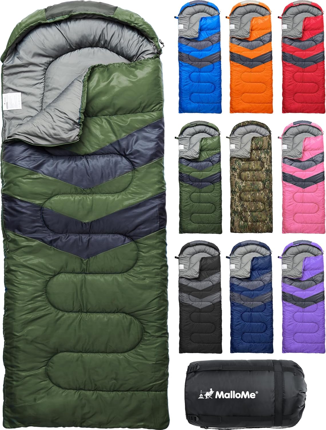 Kids Camping Sleeping Bag — Lightweight, Compact, 3-Season
