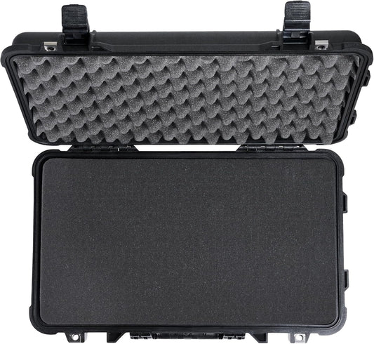 Pelican 1510 Waterproof Case with Custom Foam Insert - Durable Black Protection