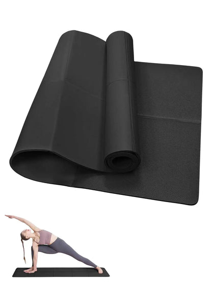 Elevate Your Workouts with Our Premium Non-Slip Yoga Mat - Perfect for Pilates & Fitness, Available in 3 Thickness Options for Ultimate Comfort!