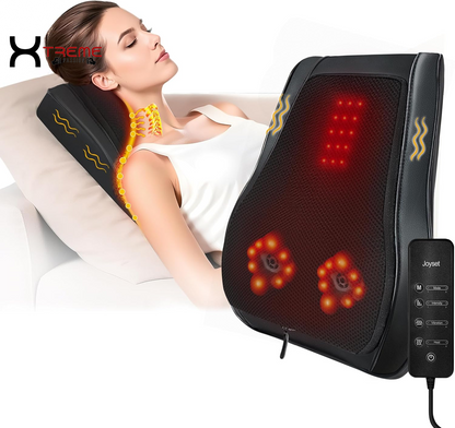 Experience Ultimate Relaxation with the 4D Shiatsu Back Massager - Your Go-To Solution for Neck and Back Pain Relief!