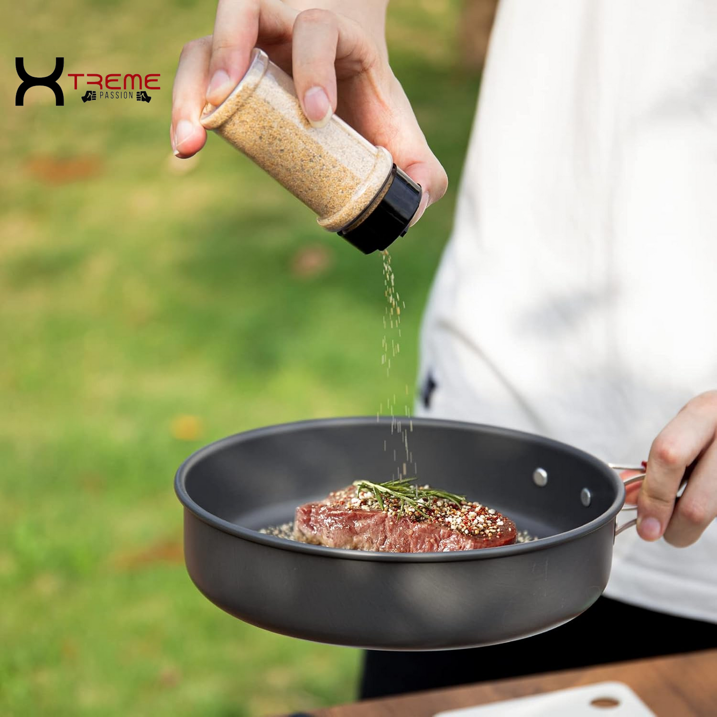 Ultimate 14-Piece Stainless Steel Camping Cooking Set - Your Complete Outdoor Kitchen Companion with Portable Storage Bag for Grilling, BBQ, and Adventure Cooking!