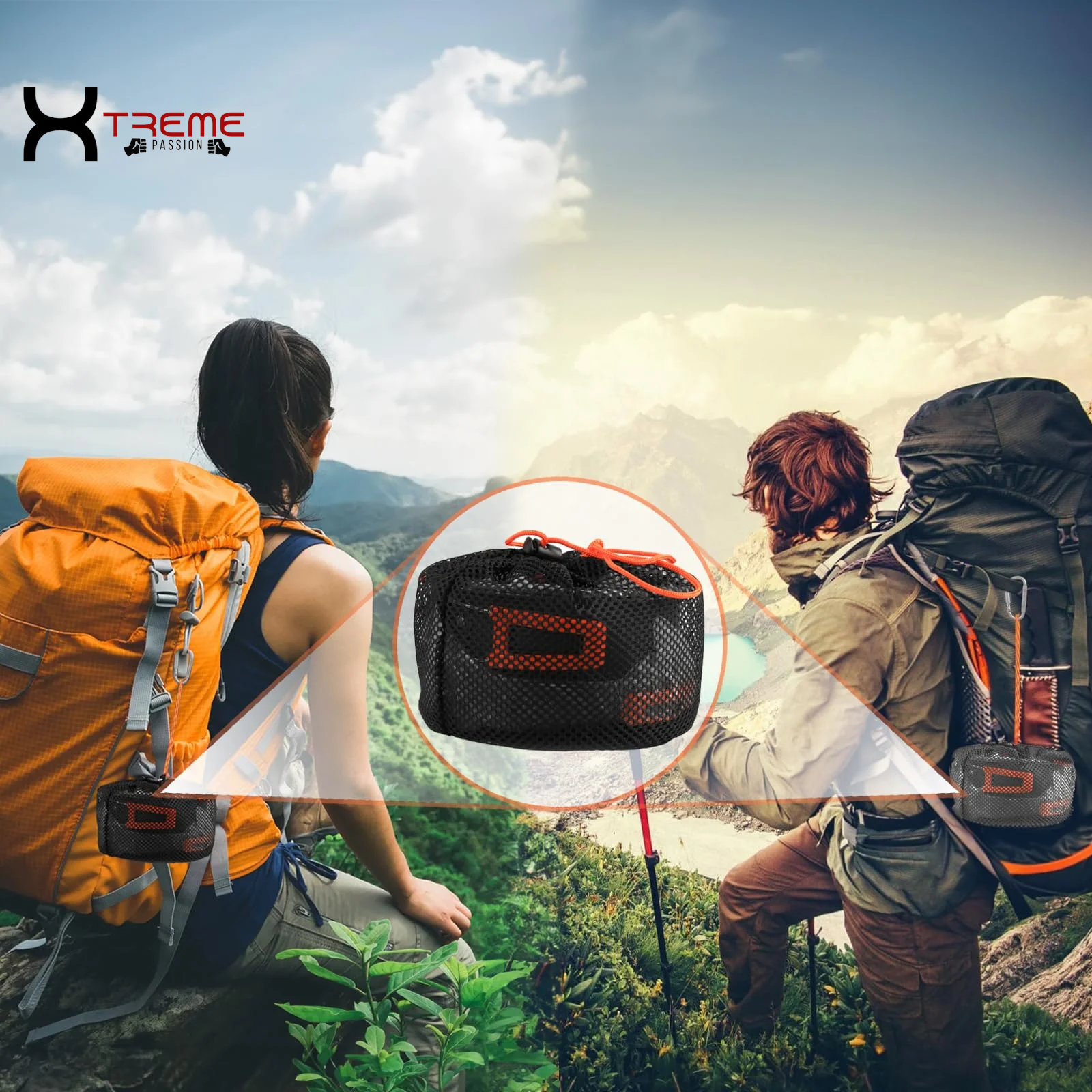 11-Piece Lightweight Camping Cookware Set 