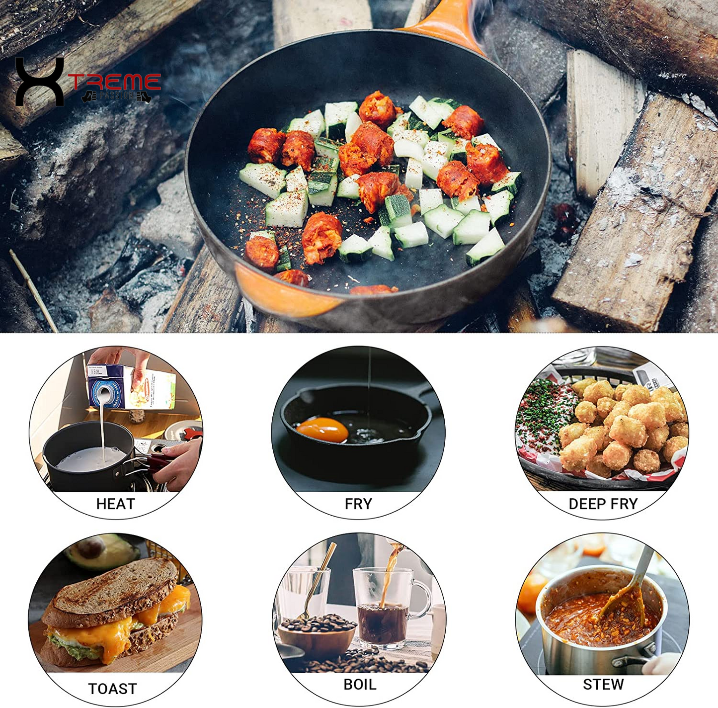 Ultimate 24-Piece Lightweight Camping Cookware Set for Family Adventures – Includes Kettle, Pots, Frying Pan, Bowls, Plates, and Spoon!