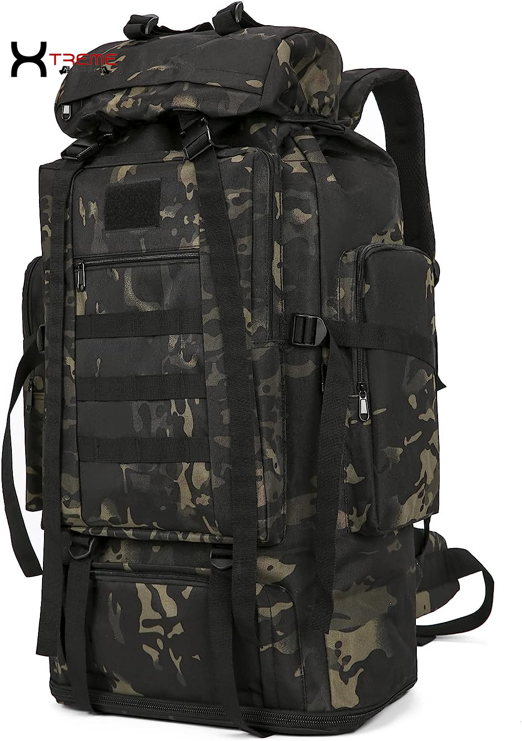 Ultimate 70L/100L Military Hiking Backpack - Rugged Molle Assault Pack for 3-Day Adventures