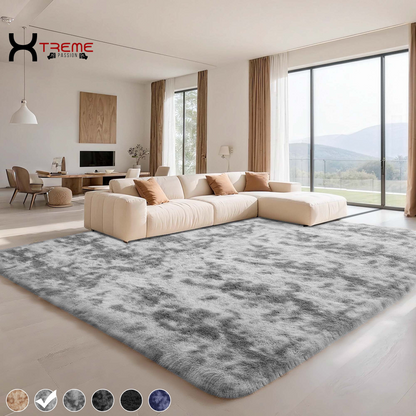 Indulge in Luxury with Our 8x10 Soft Fluffy Camel Area Rug - Perfect for Modern Living Spaces!