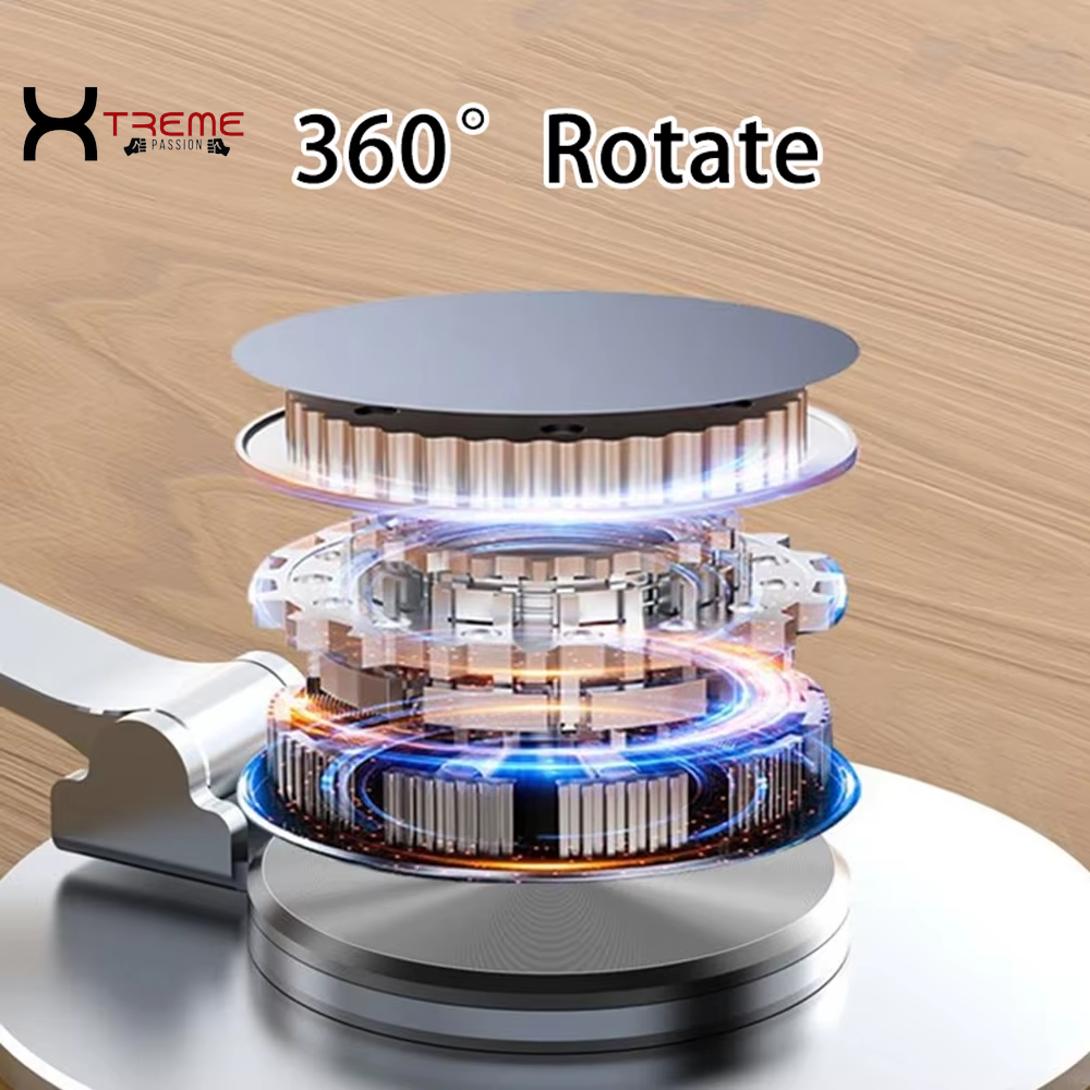 Revolutionary 360° Rotating Metal Desk Phone Holder Stand - Elevate Your iPhone, Smartphone & Tablet Experience for Effortless Viewing and Reading