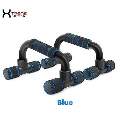 H-Shaped Push-Up Bracket for Enhanced Pectoral Muscle Training - Compact Home Fitness Equipment for Men
