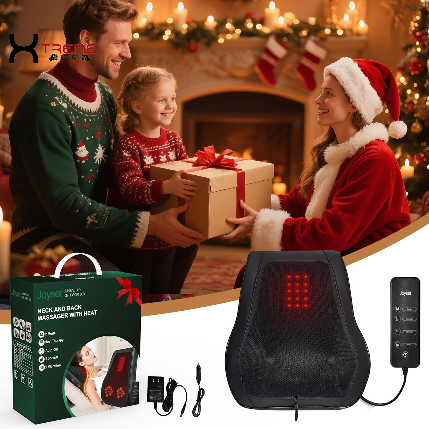 Experience Ultimate Relaxation with the 4D Shiatsu Back Massager - Your Go-To Solution for Neck and Back Pain Relief!