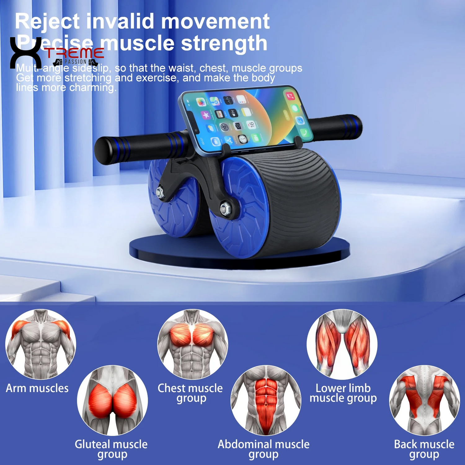 Transform Your Core with the Dual Wheel Automatic Rebound Abdominal Wheel - The Ultimate Home Fitness Trainer