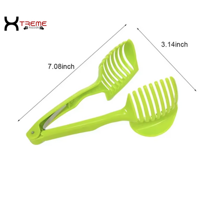 Versatile Handheld Tomato Slicer & Fruit/Vegetable Cutter - Essential Kitchen Gadget for Effortless Food Prep!