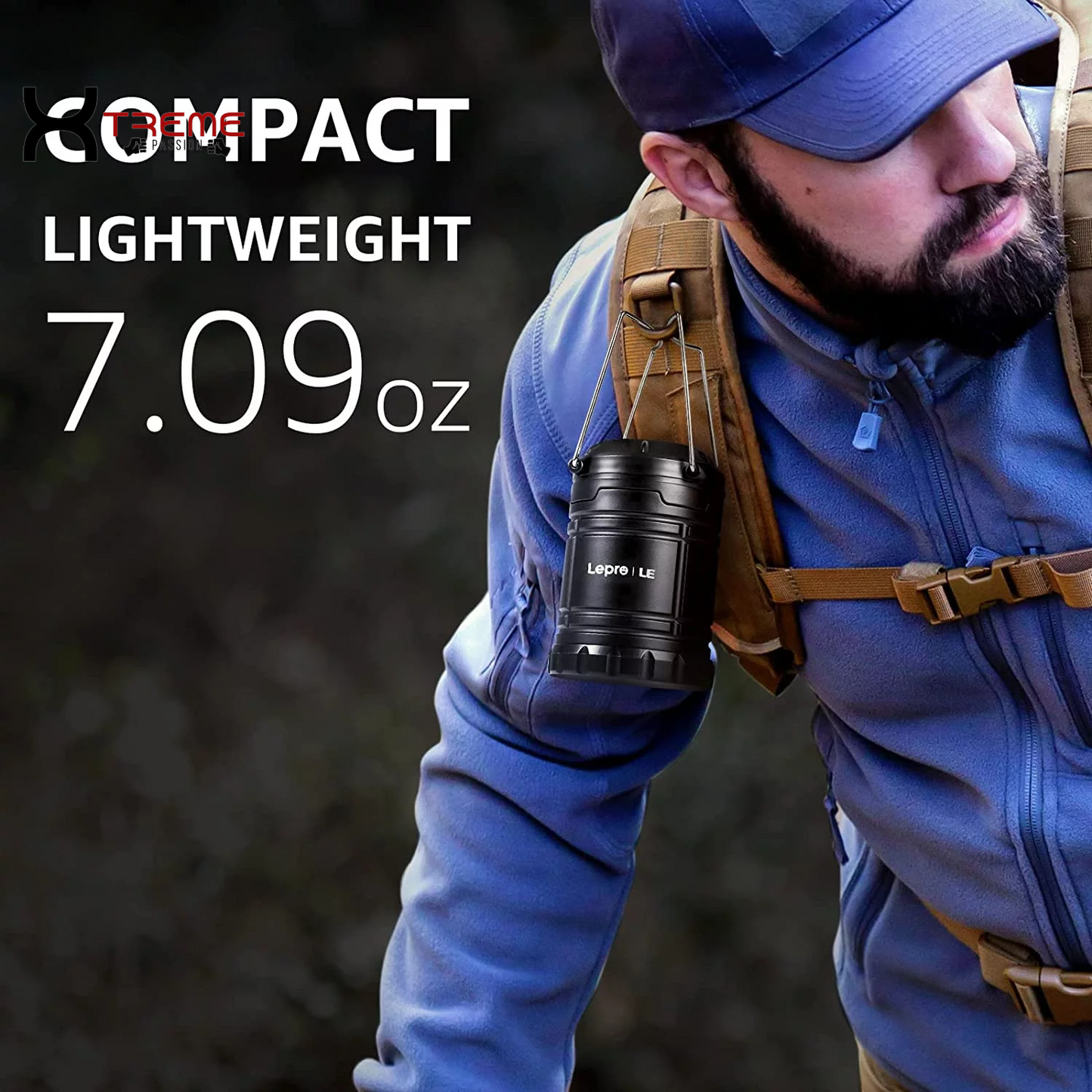 Illuminate Your Adventures with the Super Bright LED Collapsible Camping Lantern 4-Pack - Portable, Waterproof Emergency Lights for Every Outdoor Experience