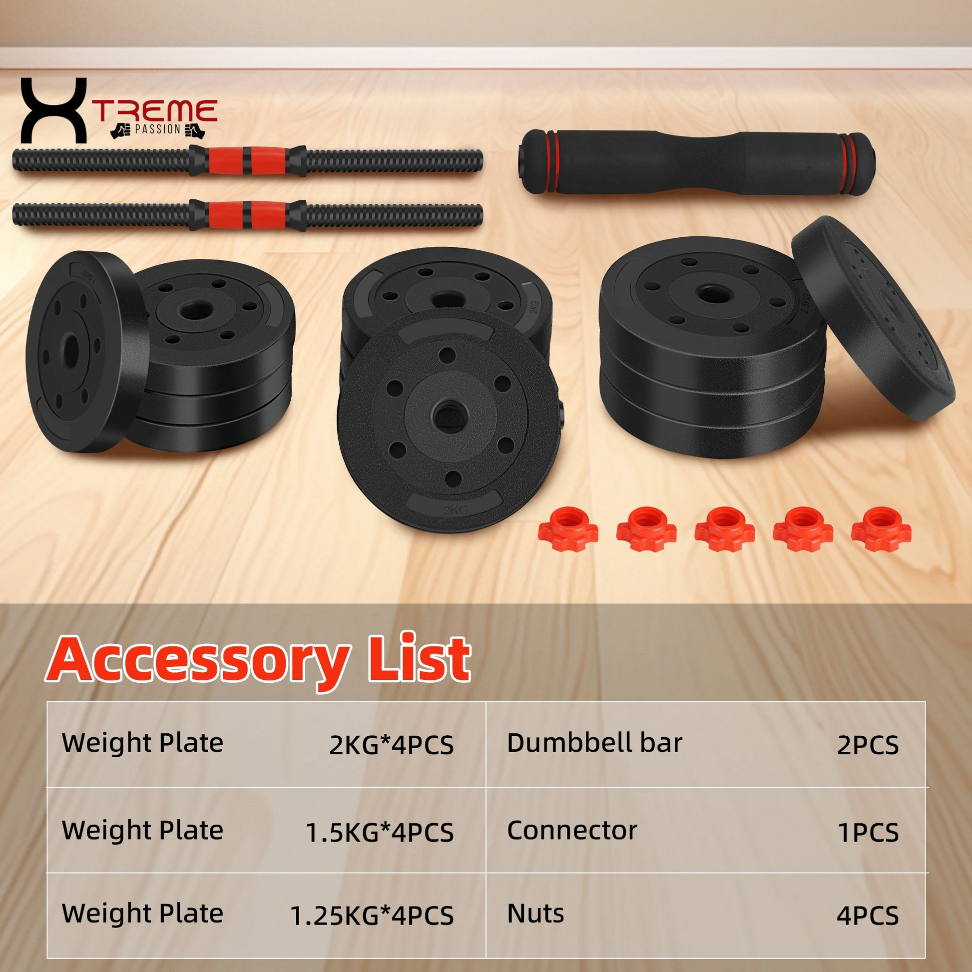 Transform Your Home Workouts with the 66 LBS Adjustable Dumbbell Set – Ultimate Versatility and Sleek Design for All Fitness Levels