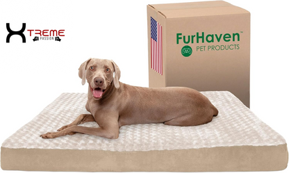Ultimate Comfort for Your Furry Friend: Large Cooling Gel Dog Bed with Removable Washable Cover - Cozy Berber & Suede Top for Medium to Large Dogs Up to 55 lbs in Stylish Espresso