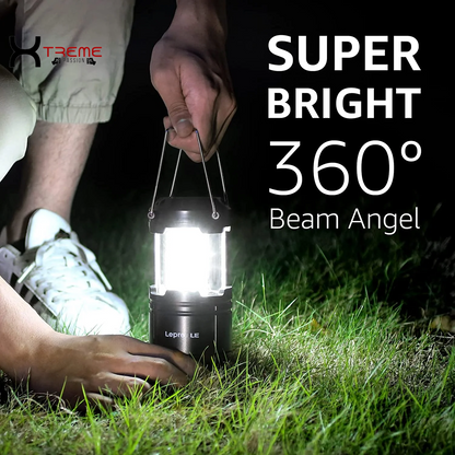 Illuminate Your Adventures with the Super Bright LED Collapsible Camping Lantern 4-Pack - Portable, Waterproof Emergency Lights for Every Outdoor Experience