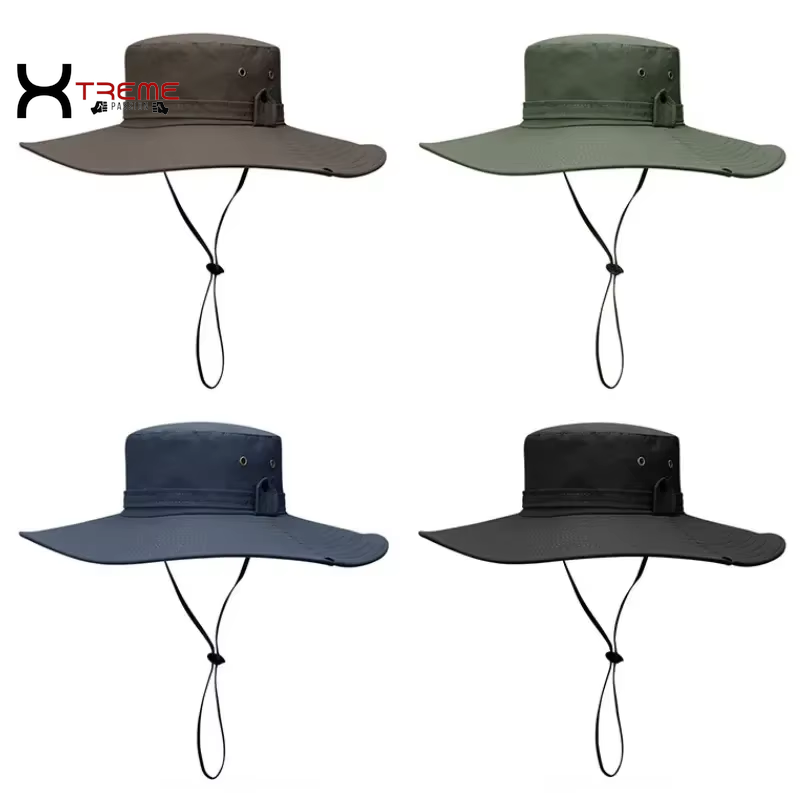 Ultimate Sun Protection Fishing Hat - Breathable Mesh Cap for Outdoor Adventures, Hiking, and Camping - Stylish Anti-UV Men's Panama Hat