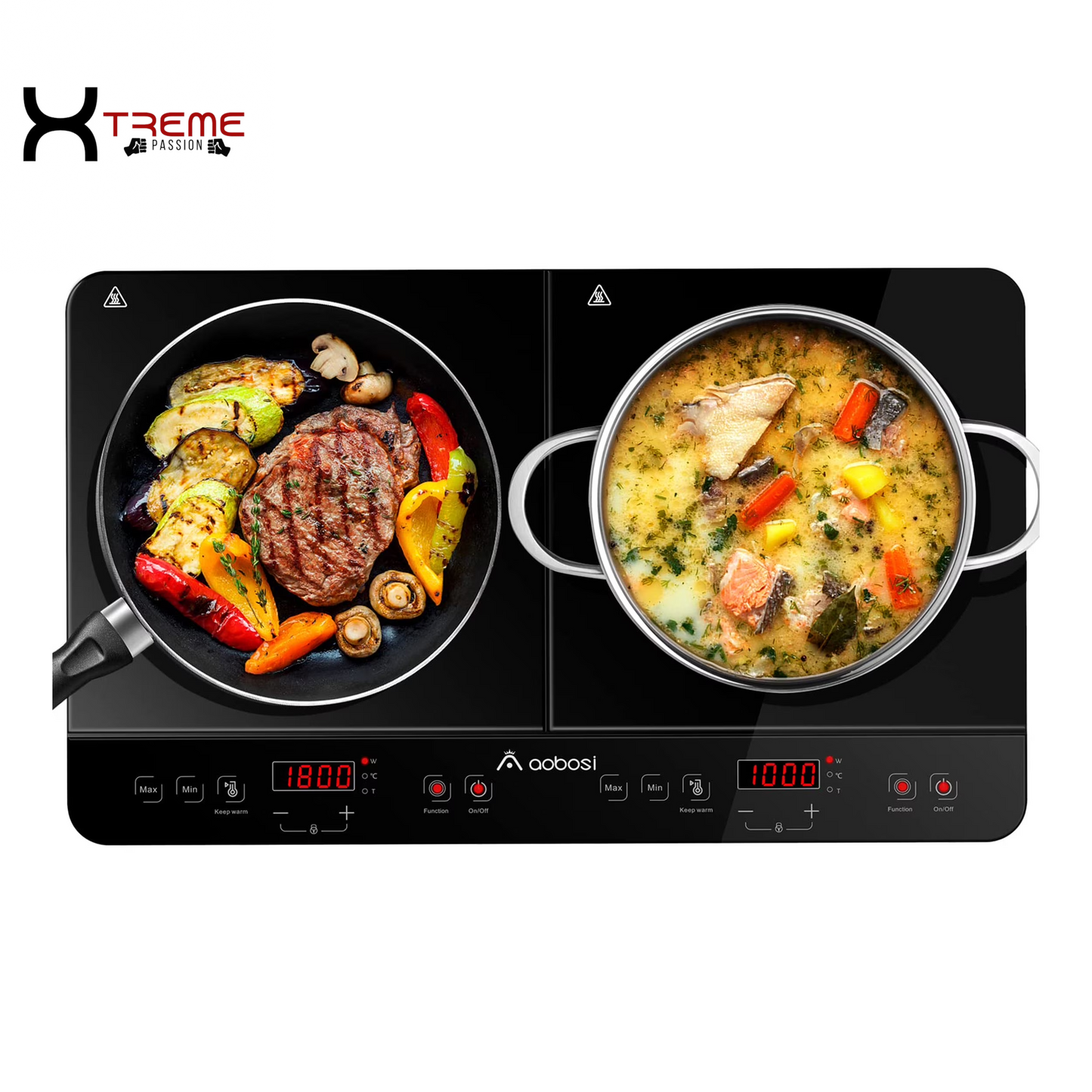 Versatile Multi-Burner Induction Cooktop for Effortless Cooking