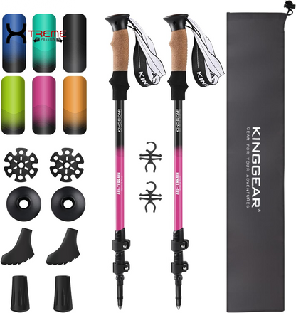 XtremePassion Ultra-Light Professional Hiking Poles - Adventure Ready
